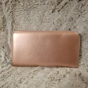 NWT Rose Gold Credit Card Wallet.